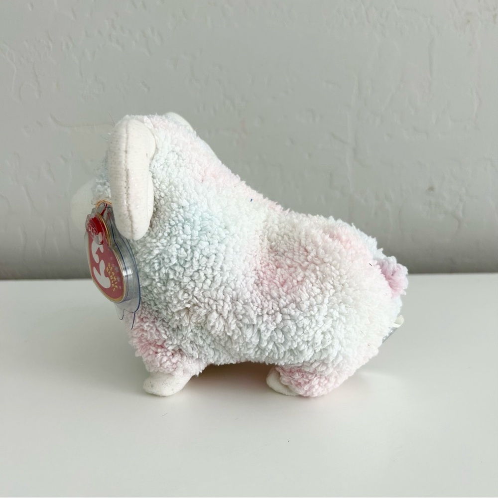 Beanie Babies Bam the Ram Plush Toy | TY Bam Sheep Stuffed Animal - Picture 3 of 10